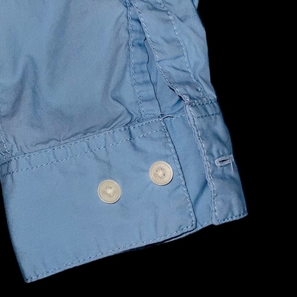 Calvin Klein Dress Shirt Men's Small Light Blue Long Sleeve Button Up EUC - Picture 2 of 6